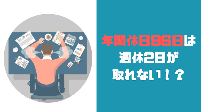 年間96日休みでは週休2日はできない